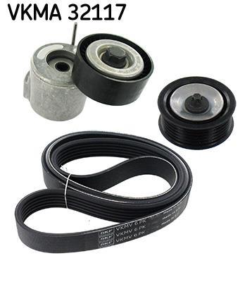 Kit de courroie d'accessoire (Courroie d’alternateur) SKF ref. VKMA 32117